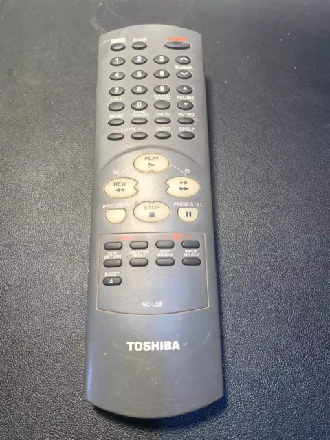 Genuine Toshiba VC-L2B TV VCR Remote Control