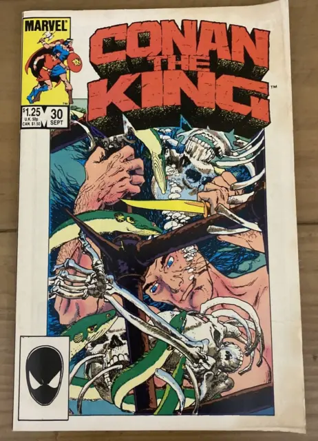 Conan The King #30 Sep 1985 Marvel Comics Vintage Comic Book Newsstand