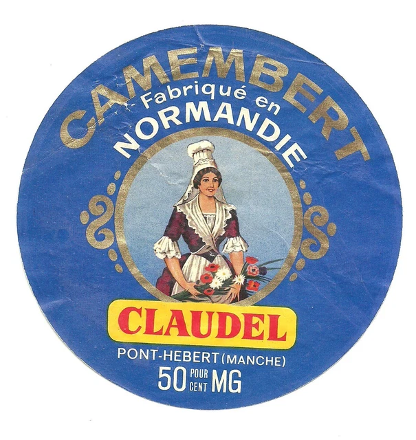 Etiquette fromage CAMEMBERT REO Lessay Manche 2