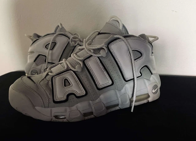 Nike Air Max Uptempo 97 Argent Noir Métallisé - Taille 8.5 US / 43 EU - Neuf Avec Défauts