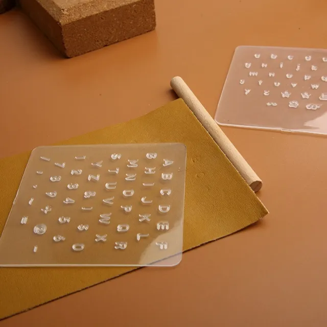 Kit d'estampage durable pour cuir capital lettres minuscules chiffres symboles