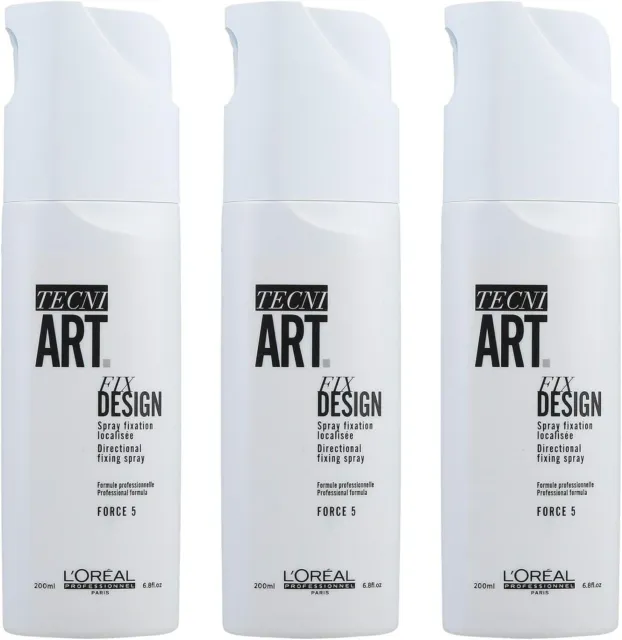 L'Oréal Professionnel, Spray Coiffant Fixant Fix Design x 3