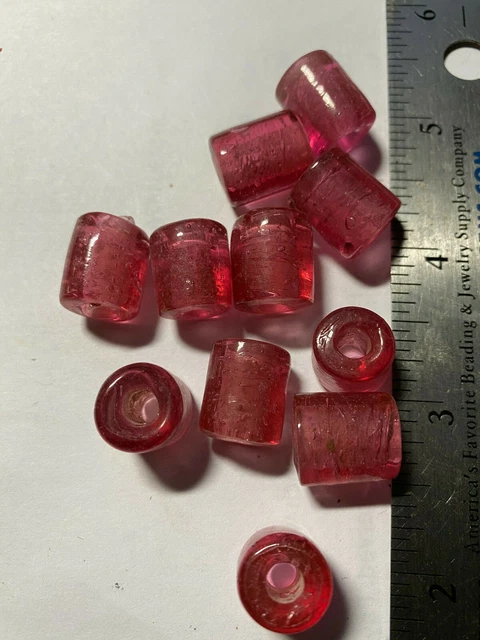 Large Hole Glass Beads for Macrame *** UPICK *** All Colors All Sizes 3