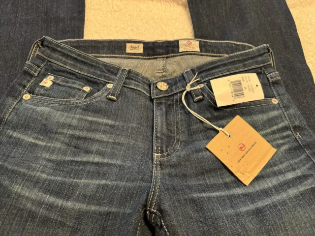 AG Adriano Goldschmied Angel Bootcut Jeans Womens Size 26 Blue Dark Wash Denim