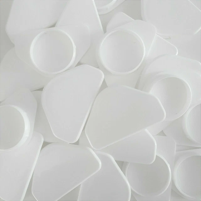 35MM HINGE WINGED Hole Cover White Caps Plastic Kitchen Cupboard Door