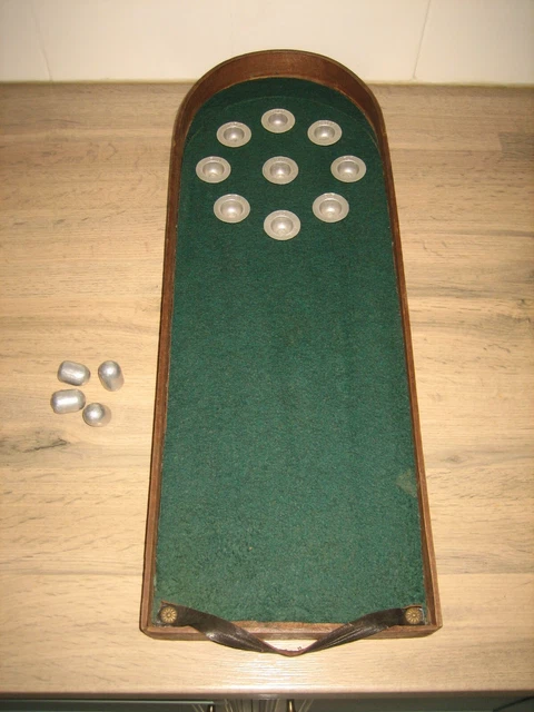 Jeu D'adresse Ancien Culbuto - Jeu De Café En Bois - Bon état