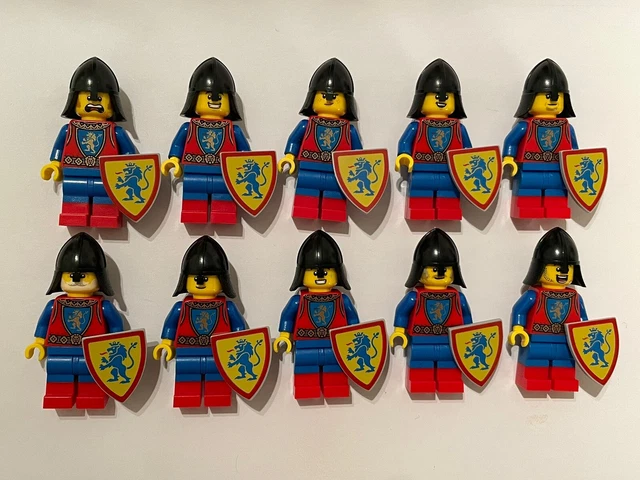 LEGO CASTLE 2024 Minifigure x 10 Lion Knight Soldier, Wizard
