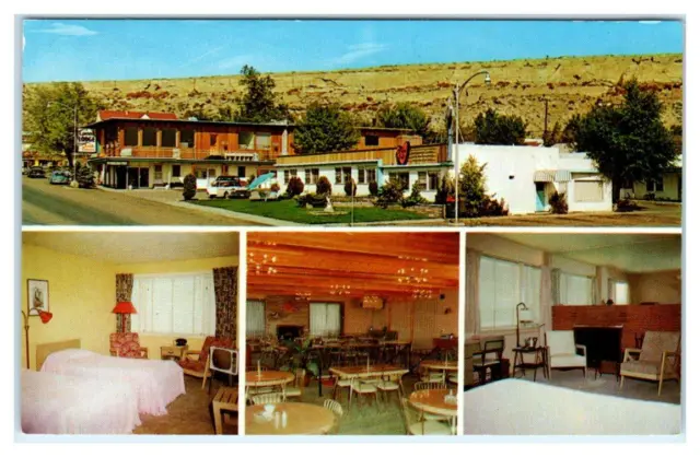 BILLINGS, Montana MT ~ Roadside RIMROCK LODGE Motel ca 1960s  Postcard