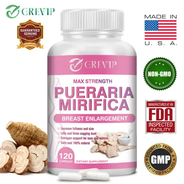 Pueraria Mirifica 1000mg -Breast Enlargement,Breast Natural Growth & Development