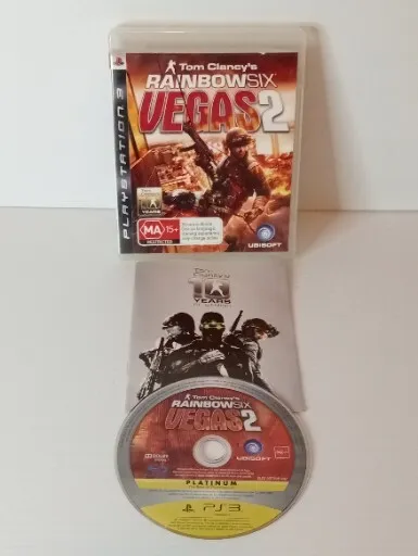 Tom Clancys Rainbow Six Vegas 2 Playstation 3 PS3 Game - Manual Included