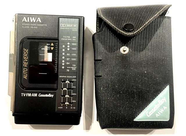 AIWA  CassetteBoy  HS−R10 Rare Aiwa HS-J08 Walkman Personal Cassette Recorder play