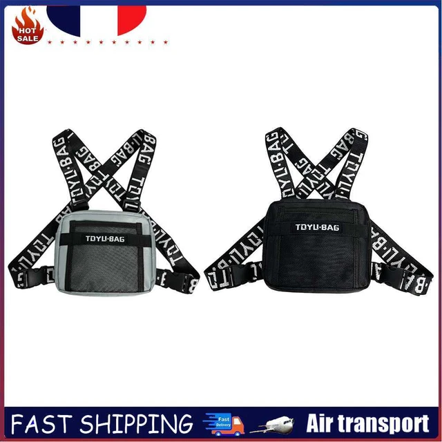 Chest Rig Bag Adjustable Women Men Outdoor Hip Hop Streetwear Travel Fanny Pack