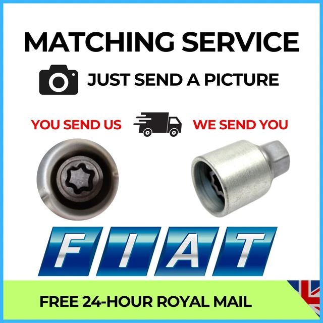FIAT LOCKING WHEEL Nut Key Master Security Bolt Remover Free 24H