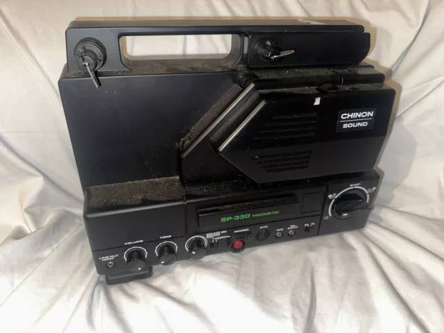 CINE  PROJECTOR Chinon SP-330 Magnetic SUPER 8 Sound