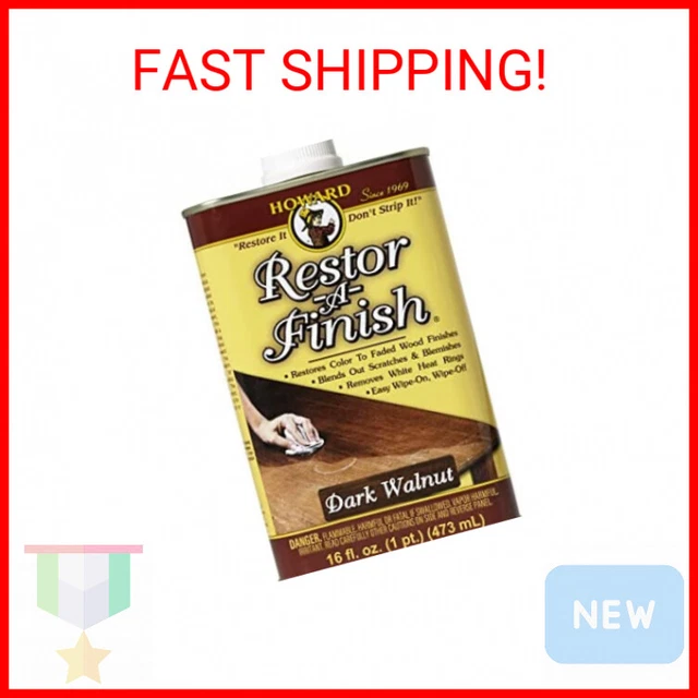 HOWARD RF6016 RESTORAFINISH, 16 oz, Dark Walnut 15.86 PicClick