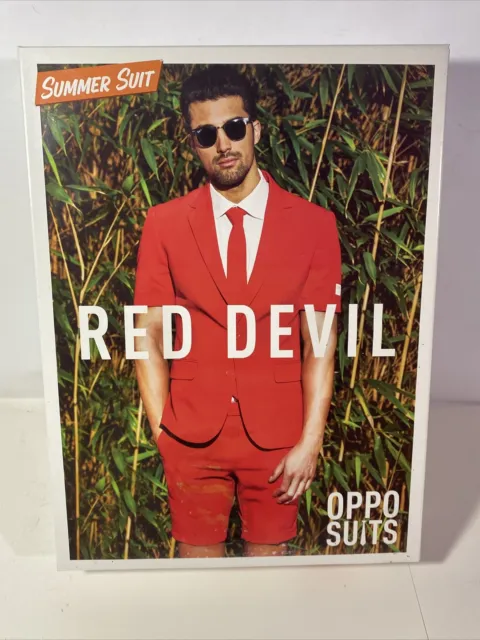Opposuits RED DEVIL SUMMER Men's Hot Party Suit Size US 46 New