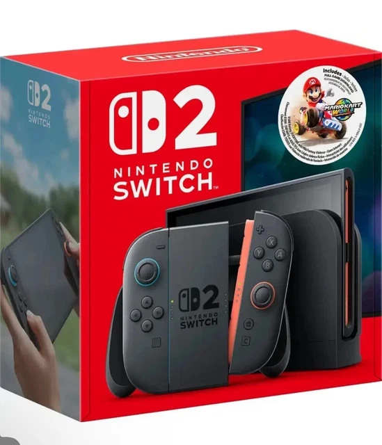 NINTENDO SWITCH 2 Console with Mario Kart World Bundle - Brand New - US ...