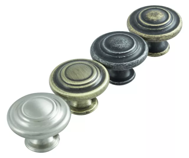 Hausen Traditional Vintage Door Handle Kitchen Cupboard Wardrobe Drawer Knobs