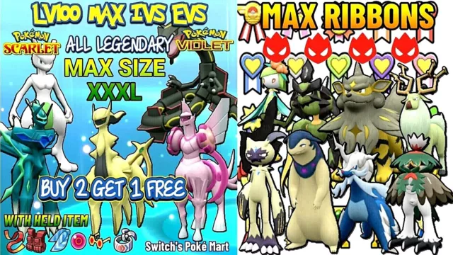 ✨Shiny Legendary Pokemon Shiny Miraidon Max IVs EVs Size Max