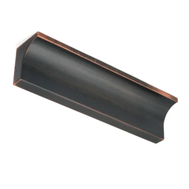 Hickory Swoop Oil-Rubbed Bronze 3", 3 3/4", 5"cc Drawer Cup Pull P3332-OBH