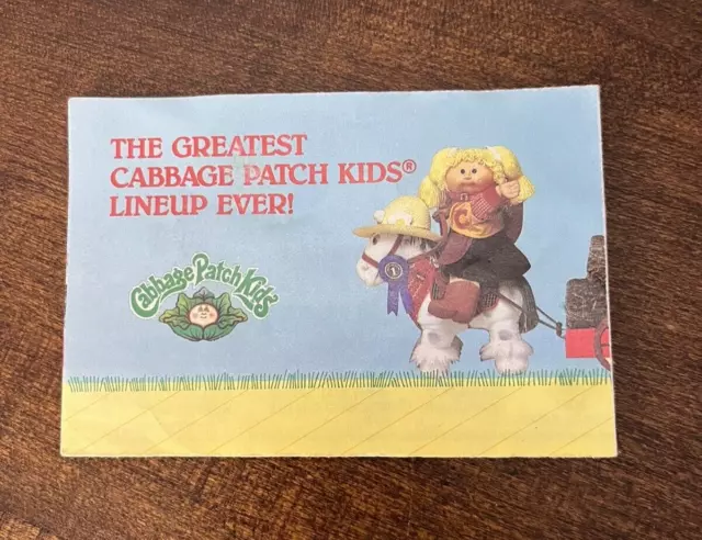 "The Greatest Cabbage Patch Kids Lineup Ever"-1986-Brochure