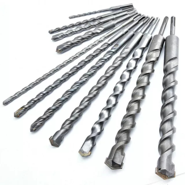 9Pcs SDS PLUS Betonbohrer Set Steinbohrer für Bohrhammer Schlagbohrmaschine DE