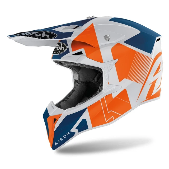 Wrra32M - Casco Off Road,Cross, Airoh Wraap Raze Orange Matt Helmet Taglia M