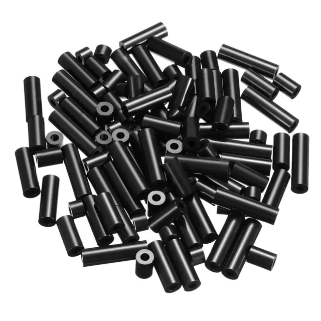 Rond Entretoise Rondelle 100 Paquet 5, 10, 15, 20, 25mm Long pour M3 Vis Bloc