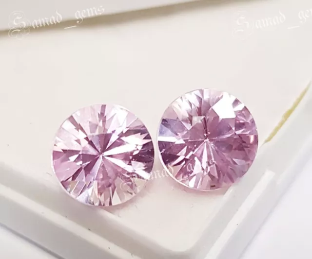 3 à 3 Ct 2 PC Morganite rose naturelle impeccable, pierre précieuse de...