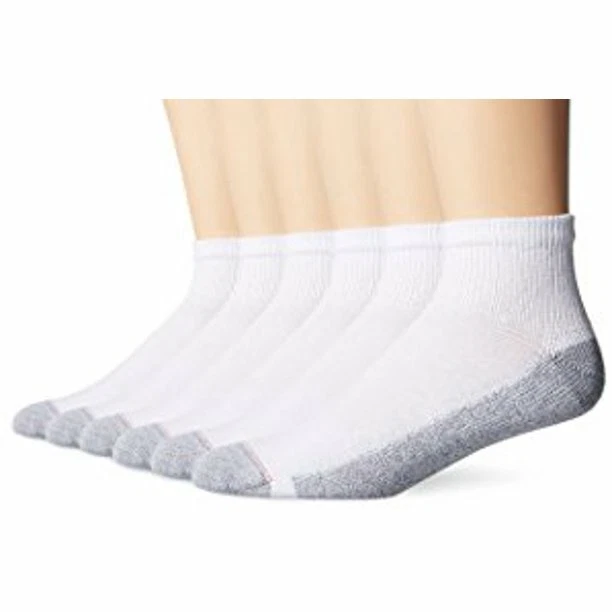 Hanes® Men’s 10-Pair Ankle Socks "FreshIQ® & Ultimate® & ComfortBlend® "