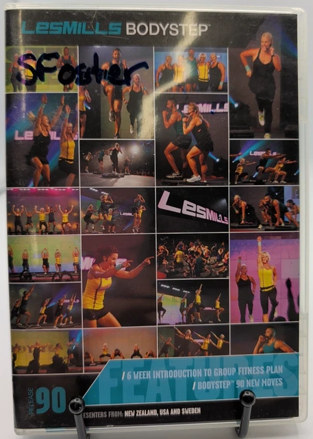 LES MILLS BODYSTEP Body Step 90 DVD + CD + Notes Workout Training
