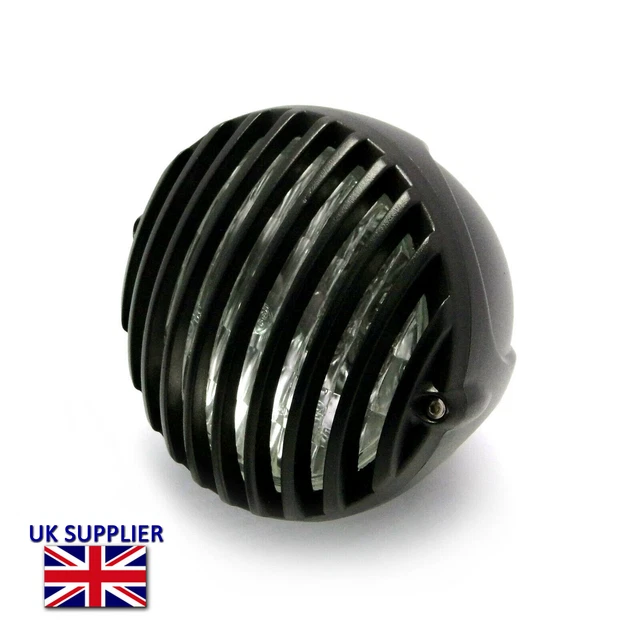 Boîtier De Phare 5,75 Pouces Craftride Noir Pour Harley Davidson Dyna Street Bob 2006-2017