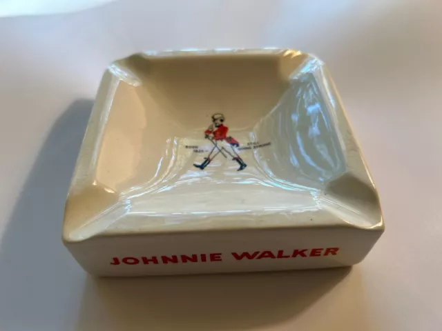 Johnnie Walker Vintage Ceramic Ash Tray Made in London, England, Wade Regicor 2