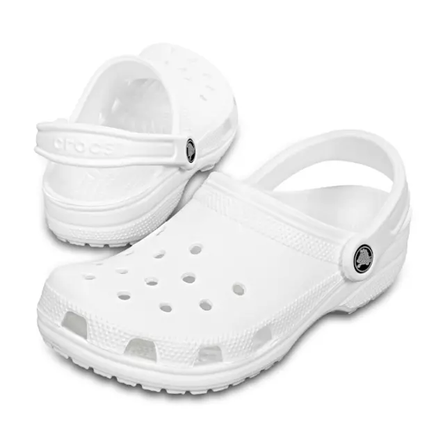 Crocs Men's and Women's Shoes - Adult Classic Clogs, Slip On Waterproof Sandals