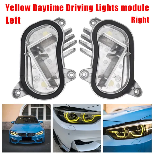1 Paar Gelb LED Tagfahrlicht Steuermodul für BMW 4er F32 F33 F36 F82 F83 M4 LCI