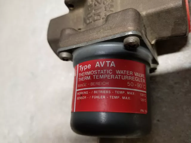 Danfoss tipo AVTA, 50-90C Valvola acqua termostatica 2