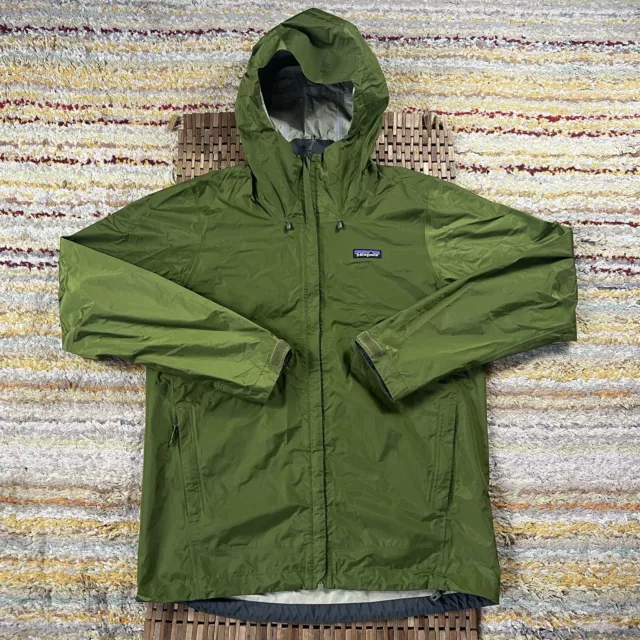 Patagonia Torrentshell Waterproof Rain Shell Jacket Coat Forest Green Medium M 2