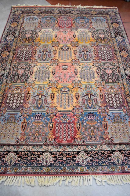 Tris Tappeti Scendiletto Pazuryk 2x(70X130CM)1x160x220cm FANTASIA GEOMETRICA COL