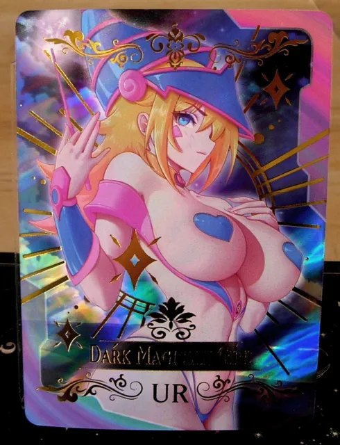 Dark Magician Girl CARTE UR Goddess Story Anime Waifu Doujin Holo Foil Card