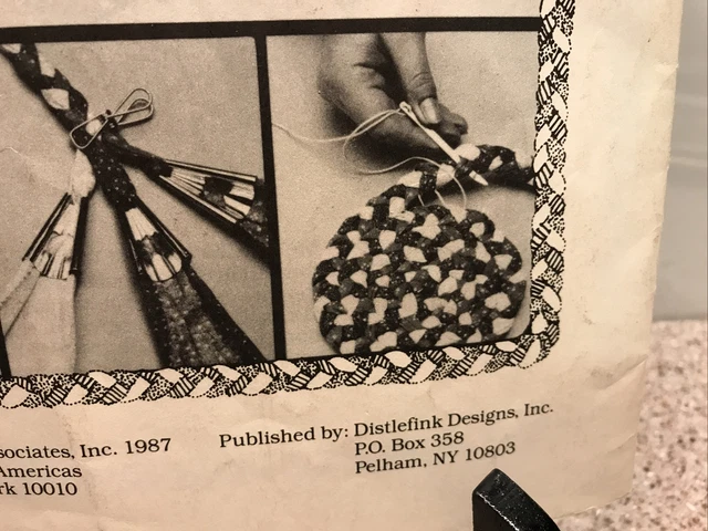 Fabric Rag Rug Braiding Basic Shirley Botsford Braid Craft Instruction Book Only 7