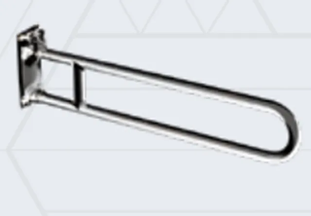 Barra di sostegno ribaltabile inox da 80 cm di lunghezza