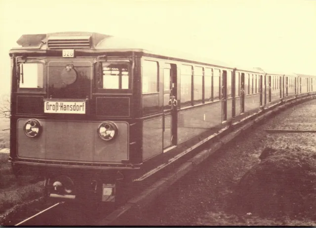 AK Hamburg, U-Bahnzug Bj 1927 Triebwagen Nr. 326 Hochbahn AG 1982 (Nr. 2224)