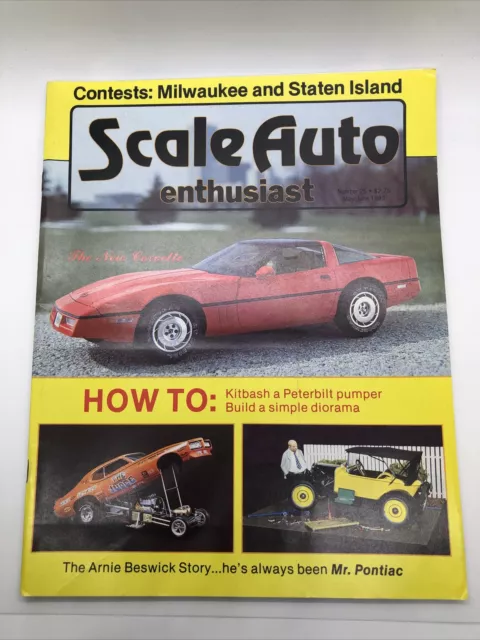 SCALE AUTO ENTHUSIAST Magazine May/June 1983 Model Car News, Slot Cars