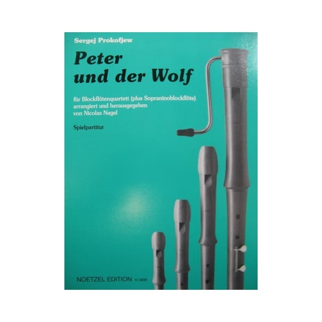 PROKOFIEV Serge Peter und der Wolf Flûte à bec 1996