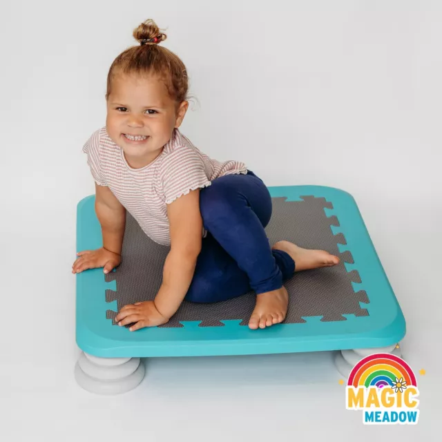 MagicMeadow Children’s Trampoline Board | Blue 2