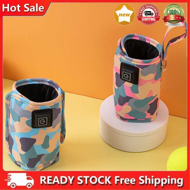 USB Heating Milk Warmers Safe Feeding Bottle Warmer Bag Portable for Home Travel