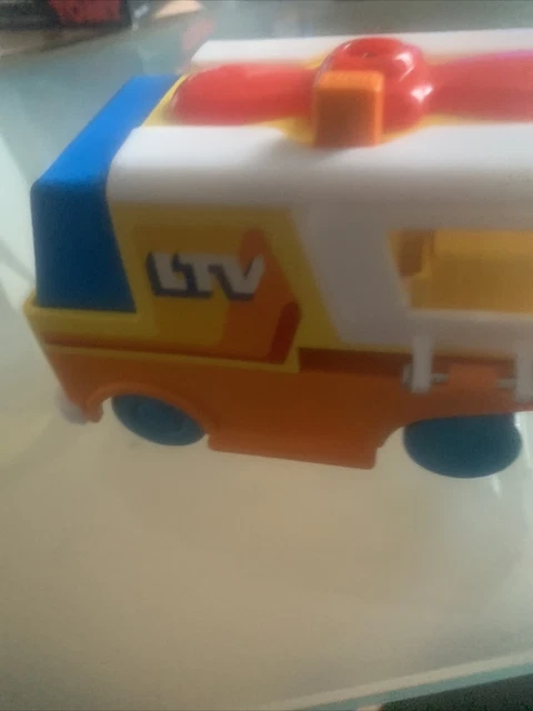 Vintage Tomy Compact Appuyer Et Le Camion Se Transforme En Hélicoptère 2