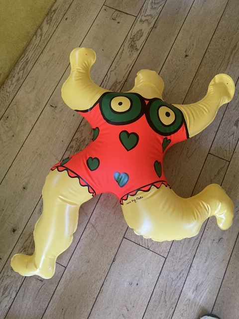 Niki de Saint Phalle : Nana gonflable Jaune Original Genuine 2022 New