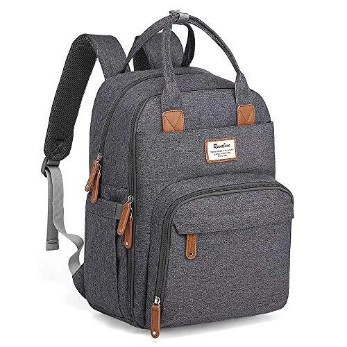 RUVALINO Diaper Bag Backpack Multifunction Travel Back Pack Maternity Baby Ch...