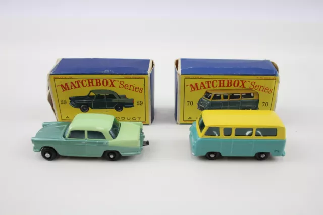 Lesney Matchbox Serie 29 Austin A55 Cambridge 7 - Themse T-Shirt Auto verpackt